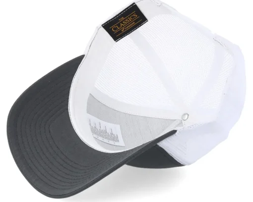 Retro 2-Tone Dark Grey/White A-Frame Trucker - Yupoong