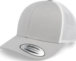 Retro 2-Tone Silver/White Trucker - Yupoong