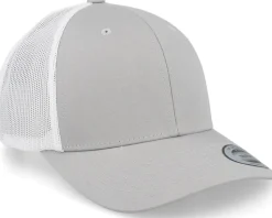 Retro 2-Tone Silver/White Trucker - Yupoong