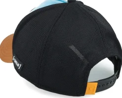 Rick & Morty Rick Black/Turqouise/Brown A-Frame Trucker - Capslab