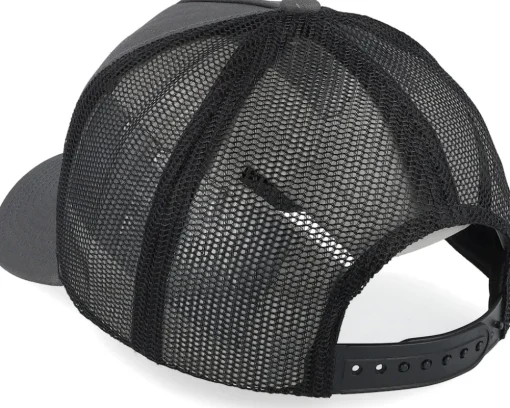 Ridgewood C Hat Charcoal/Black A-Frame Trucker - Brixton