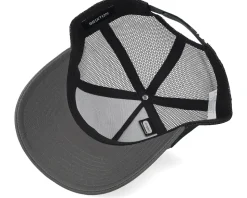 Ridgewood C Hat Charcoal/Black A-Frame Trucker - Brixton