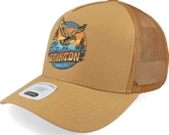 Ridgewood C Hat Copper/Copper A-Frame Trucker - Brixton