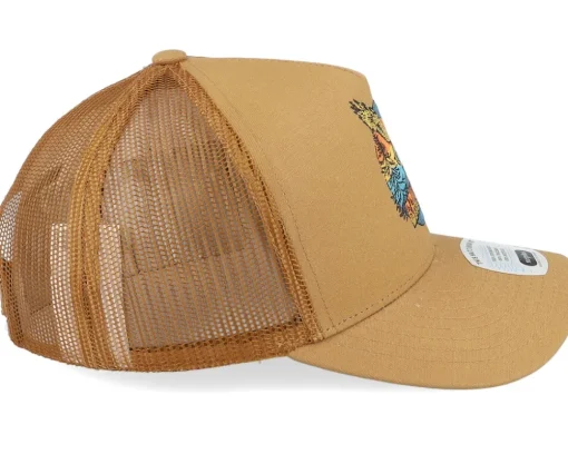 Ridgewood C Hat Copper/Copper A-Frame Trucker - Brixton
