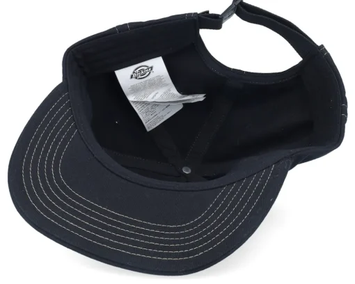 Riverbend Cap Black Strapback - Dickies