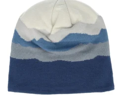 Rocky Mountain Peaks Pull-on Blue Beanie - Beechfield