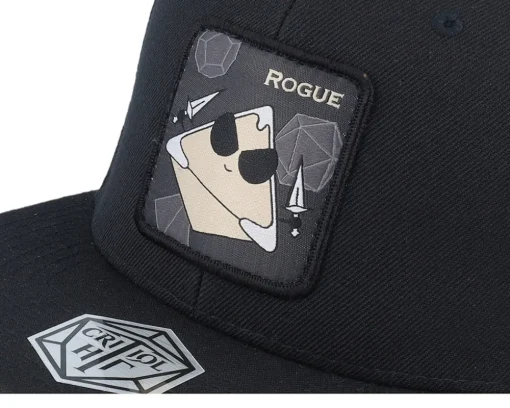 Rogue Box Patch Black Snapback - Critiql Hit