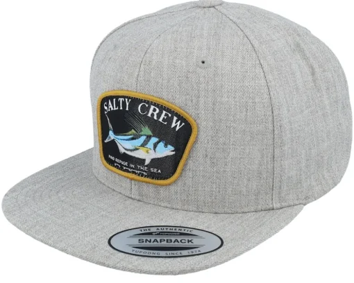 Rooster 6 Panel Oatmeal Snapback - Salty Crew