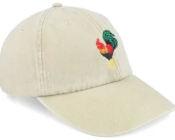Rooster Embroidery Khaki Dad Cap - Wild Spirit