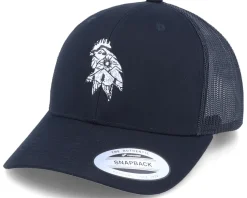 Rooster Mountain Black Trucker - Iconic