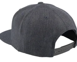 Rose Logo Dark Heather Grey Snapback - Bearded Man