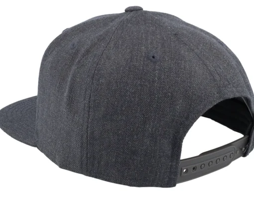 Rose Logo Dark Heather Grey Snapback - Bearded Man