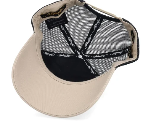 Rose-slither Chinchilla/Black Trucker - Ed Hardy