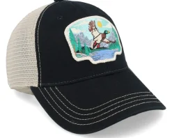 Rouen Duck Patch Black/Khaki Trucker - Wild Spirit