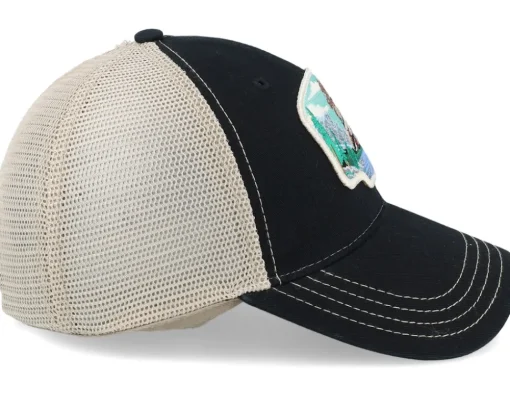 Rouen Duck Patch Black/Khaki Trucker - Wild Spirit