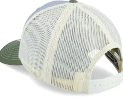 Rouen Duck Patch Heather Grey/Birch/Olive Trucker - Wild Spirit