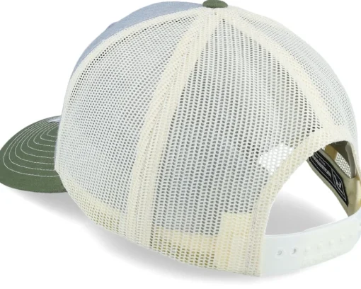 Rouen Duck Patch Heather Grey/Birch/Olive Trucker - Wild Spirit