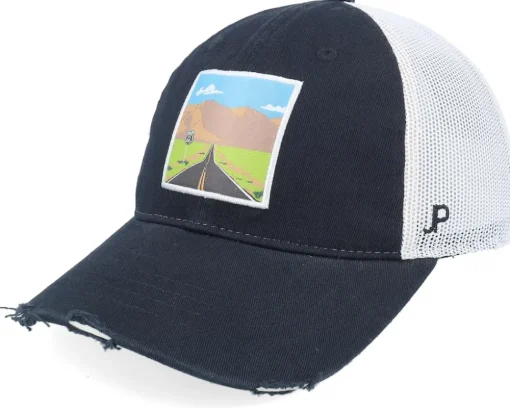 Route 66 Black/White Trucker - Jim Pilleus