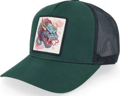 Ryujin Green/Black/Pink Trucker - Iconic
