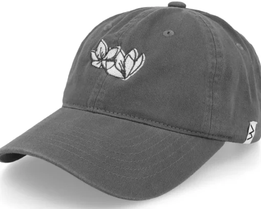 Sakura Washed Cotton Grey Mom Cap - Wei