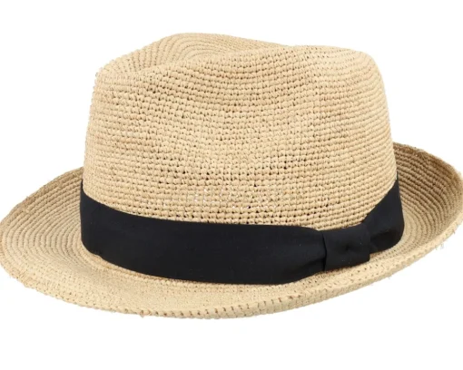Sam Raffia Trilby Natural Straw Hat - CTH Ericson