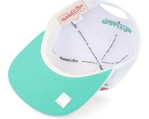 San Antonio Spurs 90's Playa Tim Duncan White Snapback - Mitchell & Ness