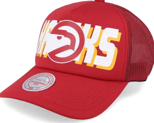 San Antonio Spurs Billboard Hwc Black Trucker - Mitchell & Ness