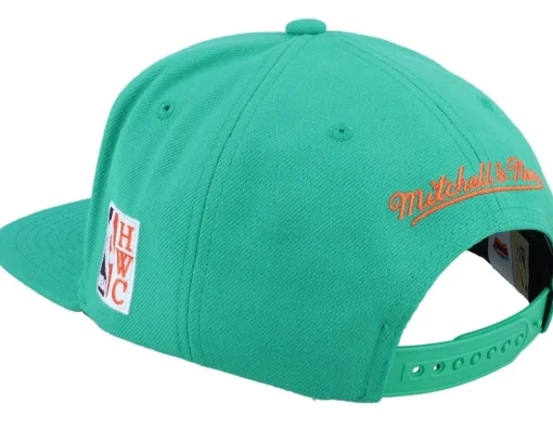 San Antonio Spurs Desert Green Teal Snapback - Mitchell & Ness