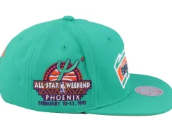 San Antonio Spurs Desert Green Teal Snapback - Mitchell & Ness