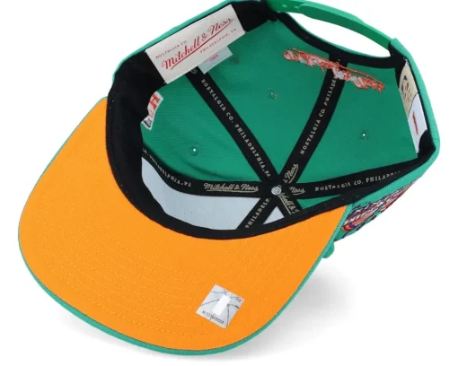 San Antonio Spurs Desert Green Teal Snapback - Mitchell & Ness
