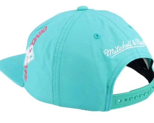 San Antonio Spurs Nylon Szn Deadstock Teal Snapback - Mitchell & Ness
