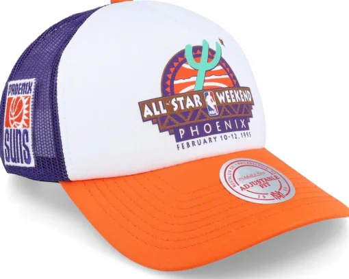 San Antonio Spurs Party Time White Trucker - Mitchell & Ness