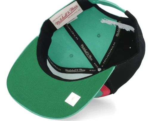 San Antonio Spurs Retroline Teal/Black Snapback - Mitchell & Ness