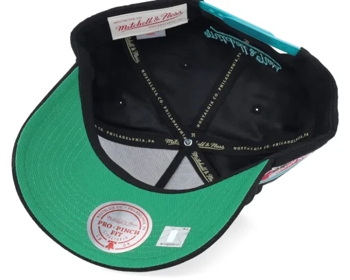 San Antonio Spurs Shady Suede Pro Cap Hwc Black A-frame Adjustable - Mitchell & Ness