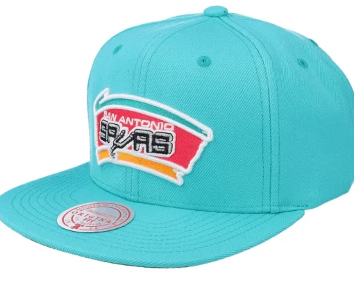 San Antonio Spurs Team Ground 2.0 Teal Snapback - Mitchell & Ness