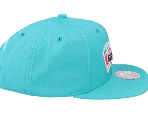 San Antonio Spurs Team Ground 2.0 Teal Snapback - Mitchell & Ness