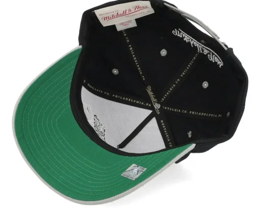 San Antonio Spurs Wavy Pro Black/Grey Adjustable - Mitchell & Ness