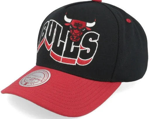 San Antonio Spurs Wavy Pro Black/Grey Adjustable - Mitchell & Ness