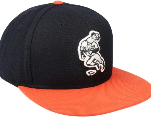 San Fransisco Seals Milb Archive 40 Black/Orange Snapback - American Needle