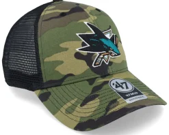 San Jose Sharks 47 Mvp Camo/Black Trucker - 47 Brand