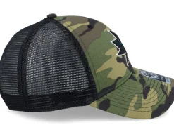 San Jose Sharks 47 Mvp Camo/Black Trucker - 47 Brand