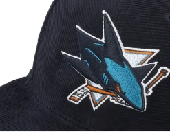 San Jose Sharks All Directions Black Snapback - Mitchell & Ness