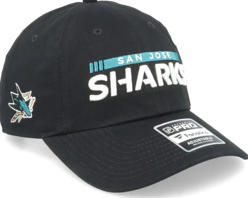 San Jose Sharks Authentic Pro Game&Train Black Dad Cap - Fanatics