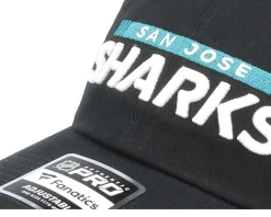 San Jose Sharks Authentic Pro Game&Train Black Dad Cap - Fanatics