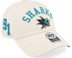 San Jose Sharks Clubhouse Faber Clean Up Sandstorm Dad Cap - 47 Brand