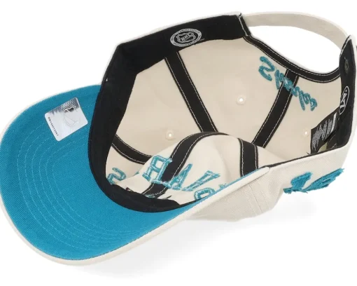 San Jose Sharks Clubhouse Faber Clean Up Sandstorm Dad Cap - 47 Brand