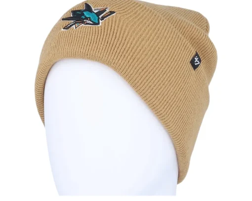 San Jose Sharks NHL Haymaker Camel Cuff - 47 Brand