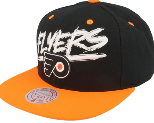 San Jose Sharks Transcript Black/Teal Snapback - Mitchell & Ness