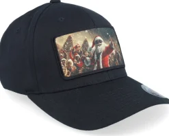 Santa Claus All In X-mas Party Black Flexfit - Ho-Ho-Hats