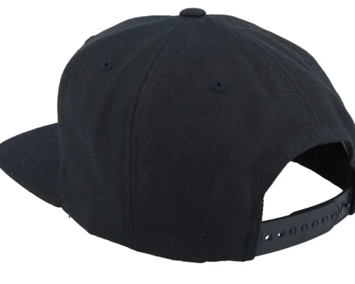 Santa Man Black Snapback - Bearded Man